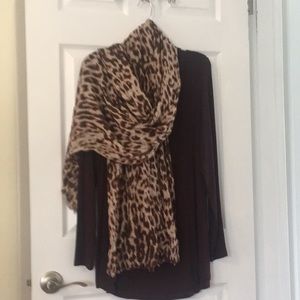 cabi leopard scarf